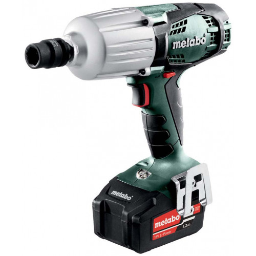 Metabo 602198650 SSW 18 LTX 600 Akkus ütvecsavarozó 18V 2x5.2 Ah, MetaBOX