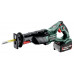Metabo 602267650 SSE 18 LTX BL Akkus kardfűrész 18V 2X5.2 Ah, MetaBOX 145 L