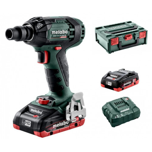 Metabo SSW 18 LTX 300 BL Akkus ütvecsavarozó (18V/2x4,0Ah) Metabox 602395800 Metabo SSW 18 LTX 300 BL Akkus ütvecsavarozó (18V/2x4,0Ah) Metabox 602395800
