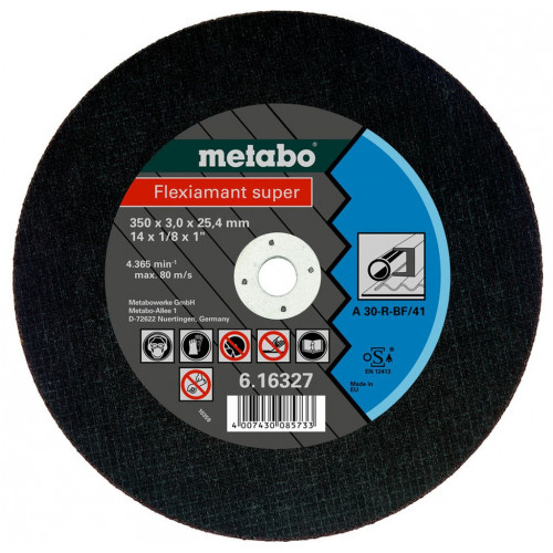 Metabo 616327000 Flexiamant super Darabolótárcsa acélhoz 350X3,0X25,4