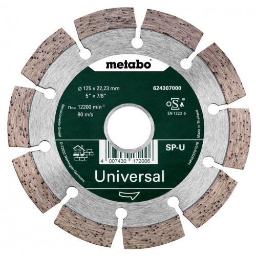 Metabo Gyémánt darabolótárcsa 125x22,23 mm, 624307000