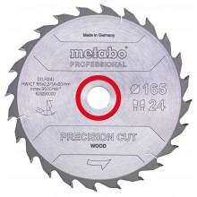 Metabo Precision Cut Wood Professional Körfűrészlap (160x20mm/Z24/WZ/20°) 628031000