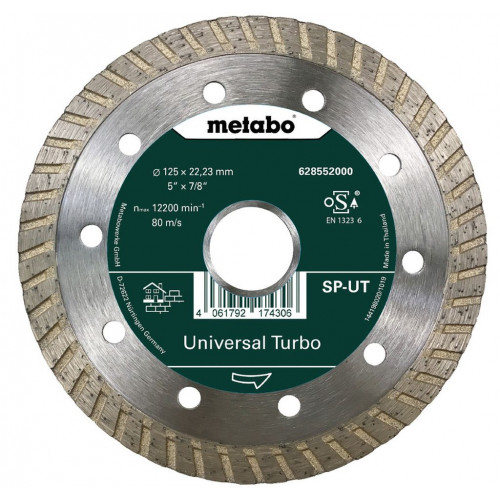 Metabo 628552000 Universal Turbo Gyémánt darabolótárcsa 125x22,23 m