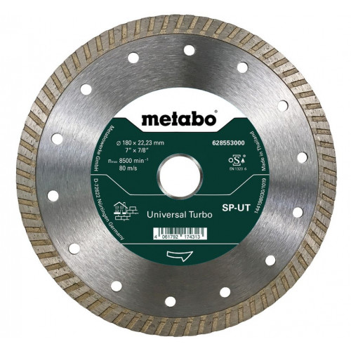 Metabo 628553000 Gyémánt darabolótárcsa 180x22,23 mm