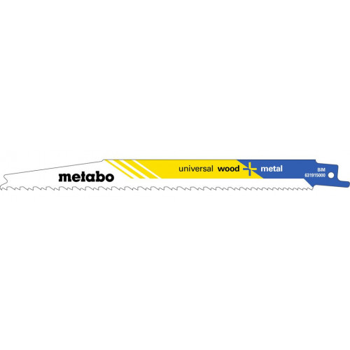 Metabo 631912000 "Universal wood + M" 2 db Orrfűrészlap 200x1,25 mm
