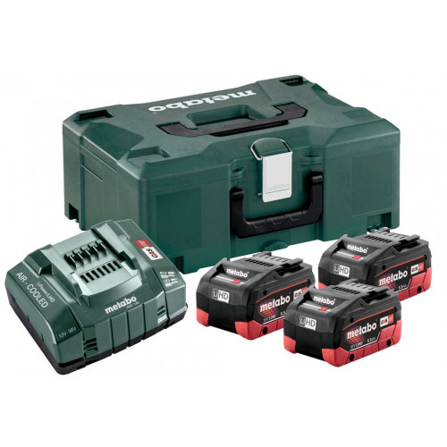 Metabo Akkumulátor és töltő szett (18V/3x5,5Ah) MetaBox 145 685069000 Metabo Akkumulátor és töltő szett (18V/3x5,5Ah) MetaBox 145 685069000