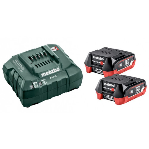 KIÁRUSÍTÁS Metabo 685301000 Alapkészlet 12v 2 db LiHD 4.0 ah KICSOMAGOLT