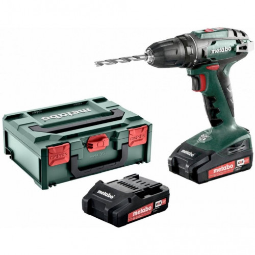 Metabo 602207560 BS 18 Akkus fúrócsavarozó 18V, 2x2.0 Ah MetaBOX