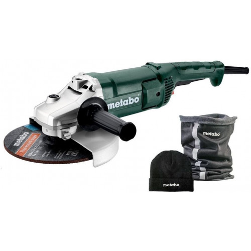 METABO WE 2200-230 Sarokcsiszoló, 230mm, 2200W + sál és sapka