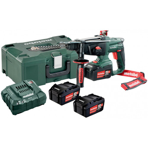 METABO KHA 18 LTX Készlet akkus kalapács 18V 3x4Ah Li-Ion, töltő ASC 55 600210960