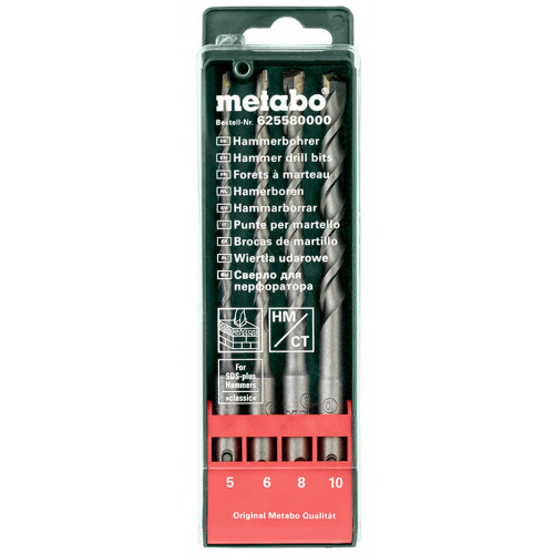 Metabo SDS-plus 4 részes fúrószár szett 625580000