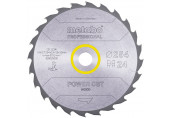 Metabo Precision Cut Wood Professional Körfűrészlap (254x30mm/Z24/WZ/20°) 628025000