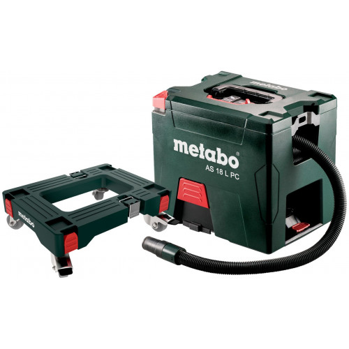 METABO SET AS 18 L PC 18V LI-ION akkus porszívó szerelőkocsival 6910