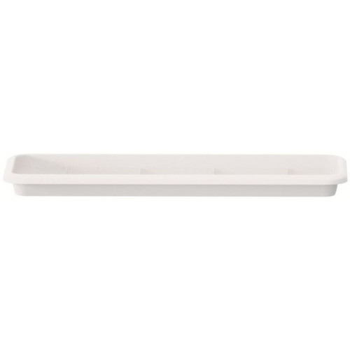 PROSPERPLAST UNIVERSA virágláda alátét, 67,1 x 15,5 x 2,5 cm, fehér IPU700-S449