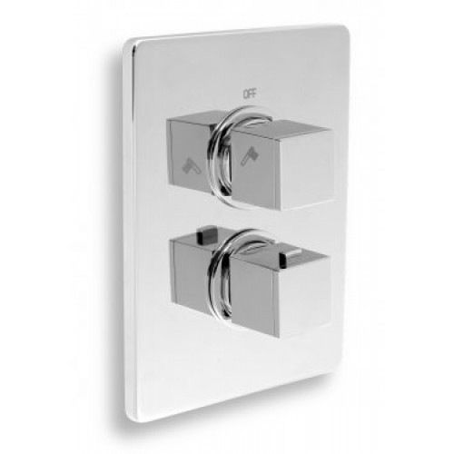 NOVASERVIS 2850R,0 KÁD- ÉS ZUHANYCSAPTELEP VÁLTÓVAL AQUASAVE KRÓM