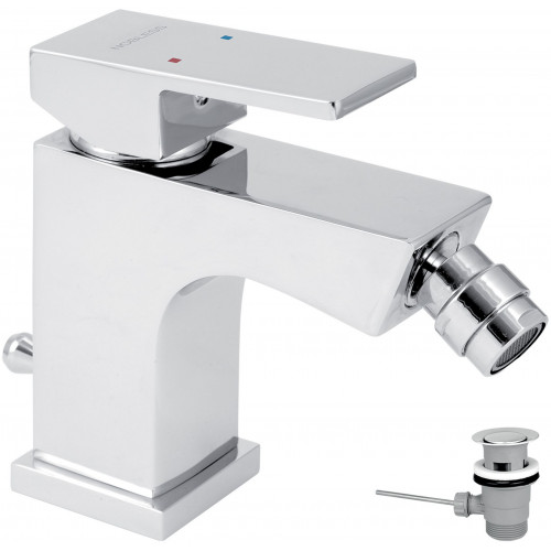 NOVASERVIS NOBLESS EDGE Bidet csaptelep lefolyóval, króm 36011.0