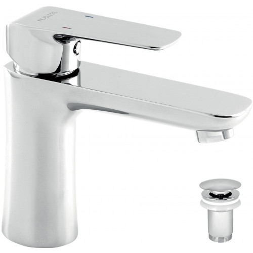 NOVASERVIS NOBLESS TINA Mosdócsap hulladékkészlettel, króm 38003,0 NOVASERVIS NOBLESS TINA Mosdócsap hulladékkészlettel, króm 38003,0