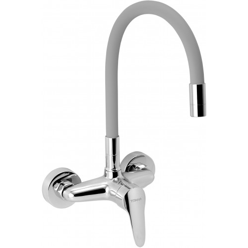 NOVASERVIS Konyhai csaptelep flexibilis kifolyócsővel, 150mm, szürke 94480,0S