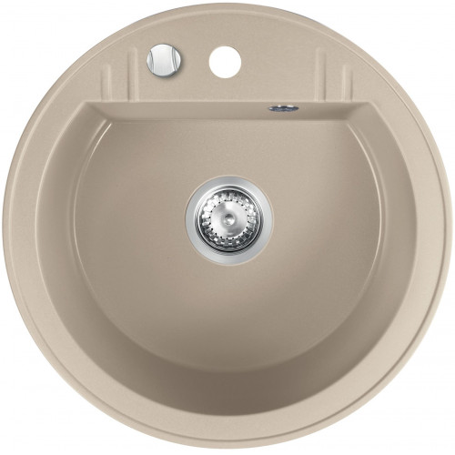 FERRO MEZZO II Medencés gránit mosogató, 510mm, homok DRGM1/51SA