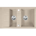 FERRO MEZZO II Medencés gránit mosogató, 790x480mm, homok DRGM3/48/79SA