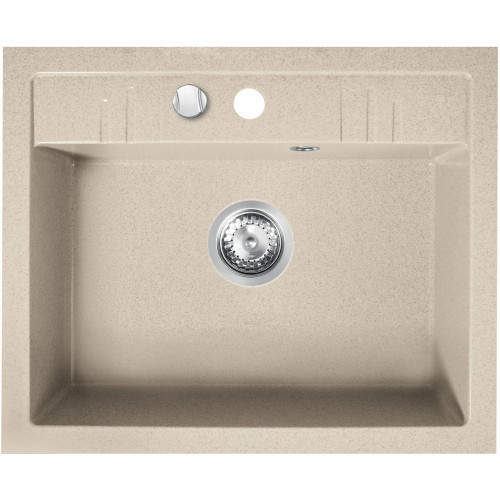 FERRO MEZZO II Gránit mosogató 580x480mm, homok DRGM1/48/58SA FERRO MEZZO II Gránit mosogató 580x480mm, homok DRGM1/48/58SA