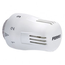 Ferro termosztátfej radiátorszelephez, fehér (M30 x 1,5) GT10