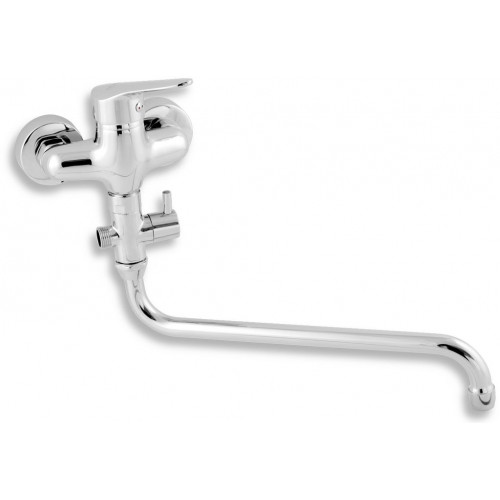 NOVASERVIS Titania Iris New egykaros mosdó és kádcsaptelep, 100 mm, króm 94475/1,0 NOVASERVIS Titania Iris New egykaros mosdó és kádcsaptelep, 100 mm, króm 94475/1,0