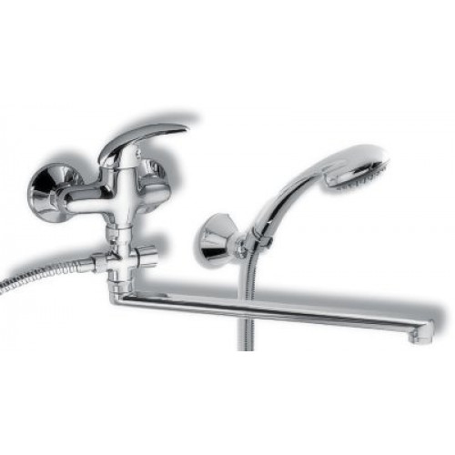 NOVASERVIS Metalia egykaros mosdó és kádtöltő szett, 150 mm, króm 55072,0