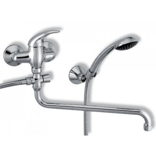 NOVASERVIS Metalia 55 fali kádcsaptelep szett, króm, teli karral 55075,0