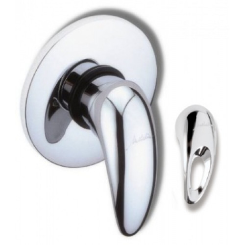 Novaservis Metalia 55 falba építhető zuhanycsaptelep, króm, lyukas karral 55150,0