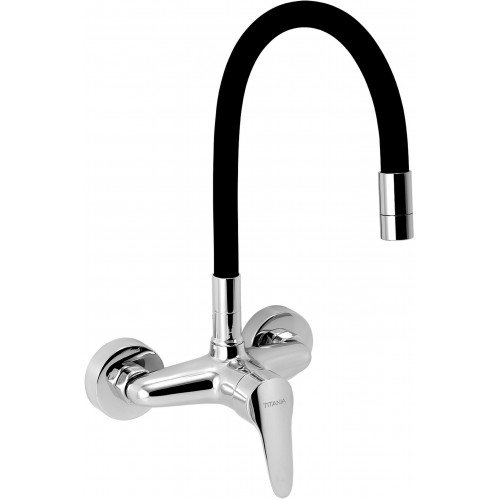 NOVASERVIS Konyhai csaptelep flexibilis kifolyócsővel, 150mm, fekete 94480,0C NOVASERVIS Konyhai csaptelep flexibilis kifolyócsővel, 150mm, fekete 94480,0C