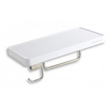 NOVASERVIS TITANIA YACORE 65540,1 POLC WC-PAPÍR TARTÓVAL ÉS AKASZTÓVAL 240 X 130 MM