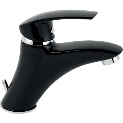 NOVASERVIS METALIA 57 mosdócsaptelep, EBONY 57002/1,63