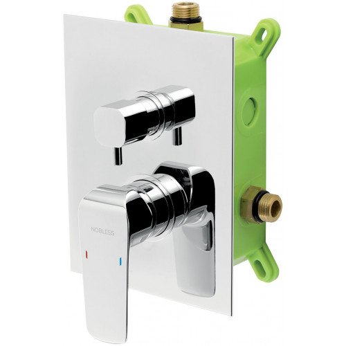 NOVASERVIS NOBLESS TINA rejtett csaptelep 2 doboz kimenettel, króm BOX38051R,0