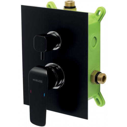 NOVASERVIS NOBLESS TINA rejtett csaptelep 2 dobozos kimenettel, fekete BOX38051R,5 NOVASERVIS NOBLESS TINA rejtett csaptelep 2 dobozos kimenettel, fekete BOX38051R,5