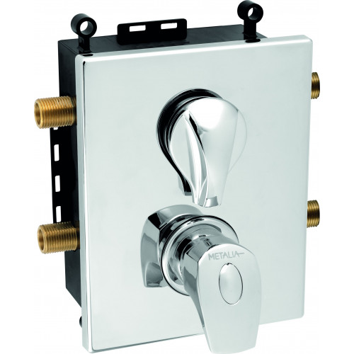 NOVASERVIS METALIA 57 Rejtett termosztatikus keverő 2 doboz kimenettel, króm BOX57052RT,0 NOVASERVIS METALIA 57 Rejtett termosztatikus keverő 2 doboz kimenettel, króm BOX57052RT,0