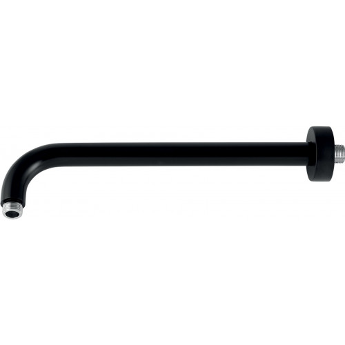NOVASERVIS fali zuhanykar 350 mm, takarórozettával, fekete RAM350-0
