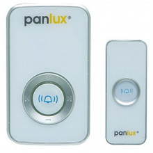 PANLUX Deluxe vezeték nélküli csengő, fehér/ezüst PN75000001