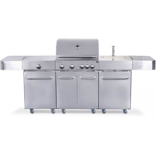 G21 Arizona BBQ Premium Line gázgrill, 6 égőfej + ajándék nyomáscsökkentő 6390330