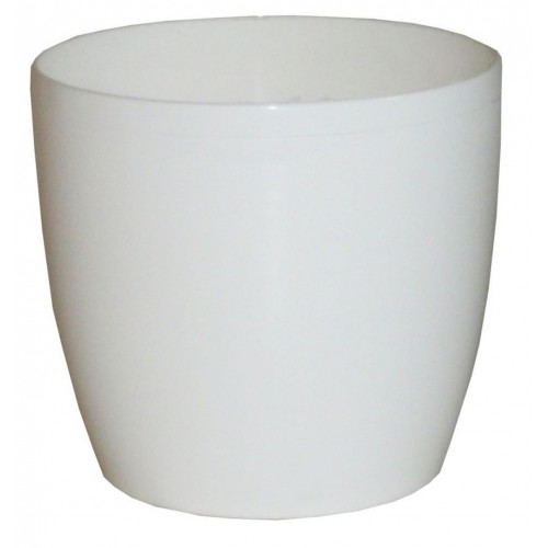 PROSPERPLAST COUBI virágcserép, 0,5L, fehér DUO090-S449