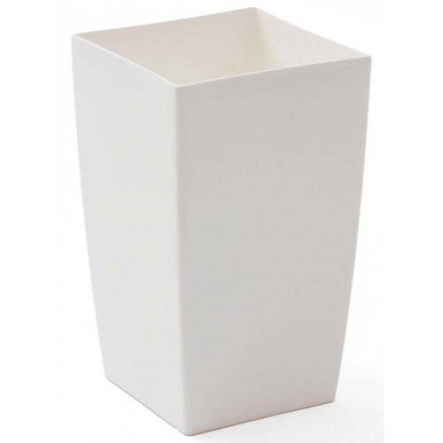 PROSPERPLAST URBI SQUARE P virágcserép, 2L, fehér DURS125P-S449