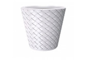 PROSPERPLAST MATUBA virágcserép, 12L, fehér DBMA300-S449