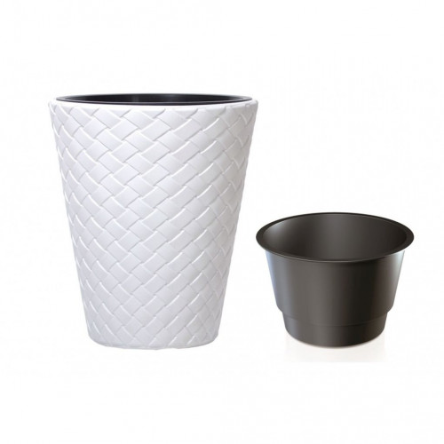 PROSPERPLAST MATUBA virágcserép, 8/14L, fehér DBMT300-S449 PROSPERPLAST MATUBA virágcserép, 8/14L, fehér DBMT300-S449
