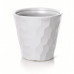 PROSPERPLAST ROCKA virágcserép, 12L, fehér DBROC300-S449