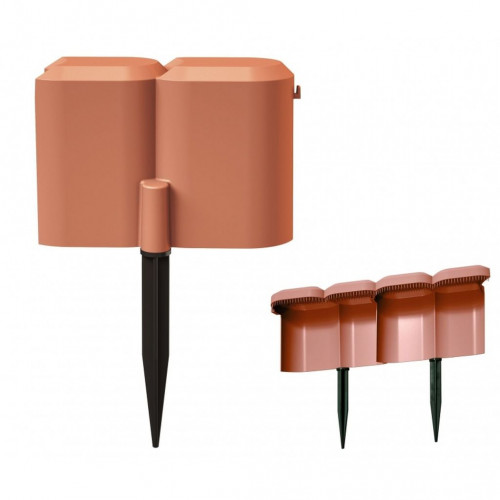 PROSPERPLAST SNAIL paliszád 1,9m, 12db. terrakotta IPSP-R624