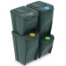 Prosperplast SORTIBOX kosár hulladék szegregálásához, 2x25l, 2x35l, antracit IKWBMS4