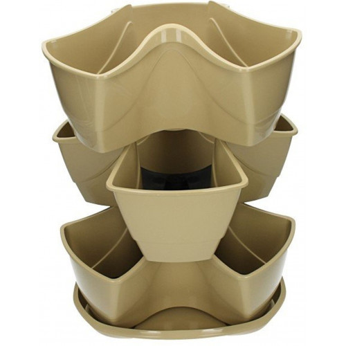 Prosperplast Coubi felakasztható gyógynövény virágtartó, bézs DKN3003