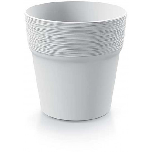 Prosperplast FURU Virágcserép 12cm, fehér DFA120