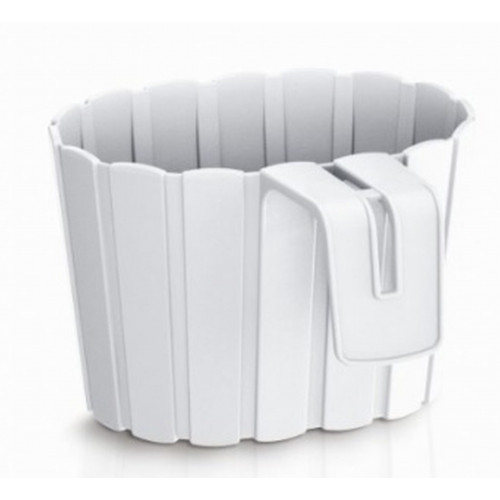 PROSPERPLAST BOARDEE HOOK virágcserép, 2,2L, fehér DDEZ200-S449