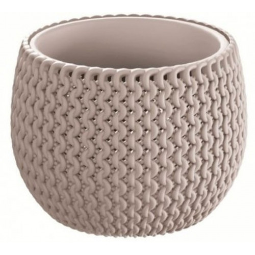 PROSPERPLAST SPLOFY Bowl virágcserép 18cm, 1,4l, mokka DKSP180-7529U PROSPERPLAST SPLOFY Bowl virágcserép 18cm, 1,4l, mokka DKSP180-7529U